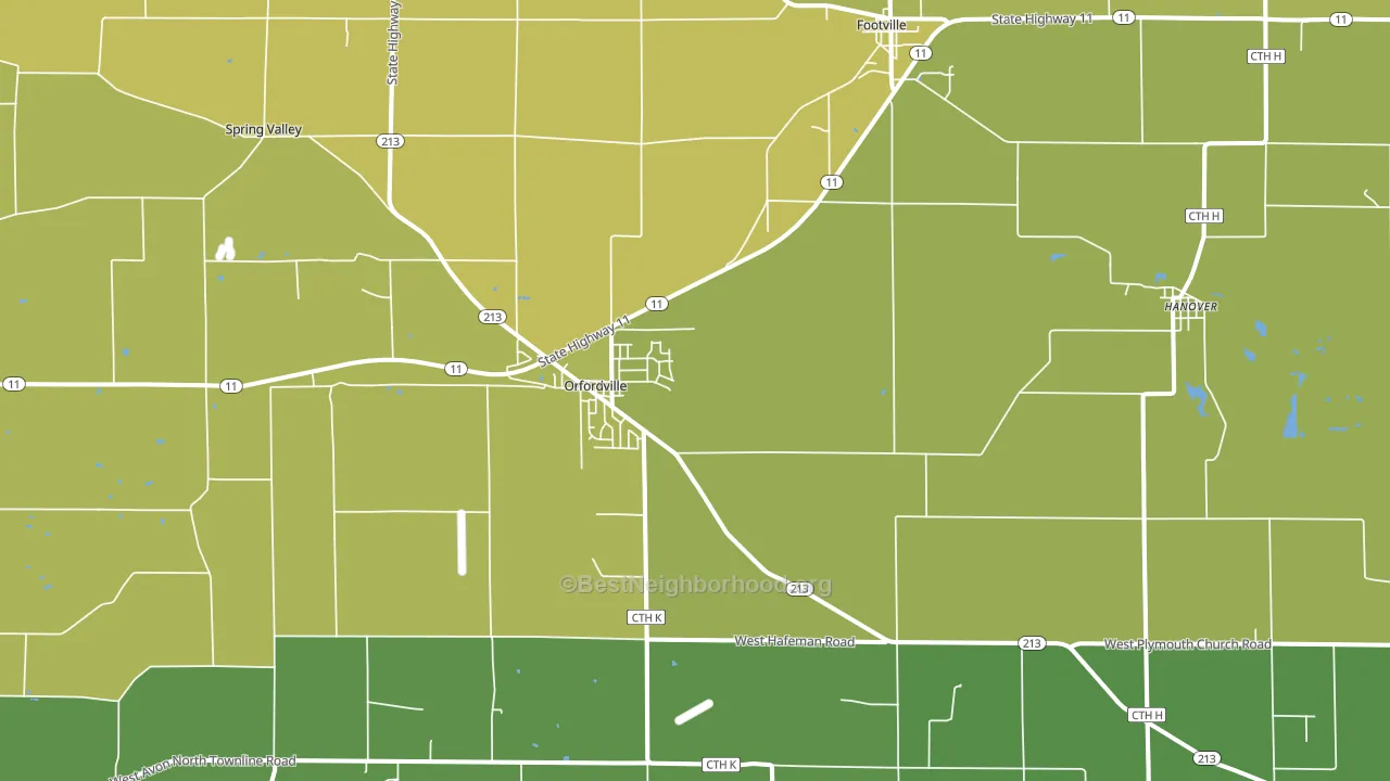 53576, WI block-group voter-turnout map