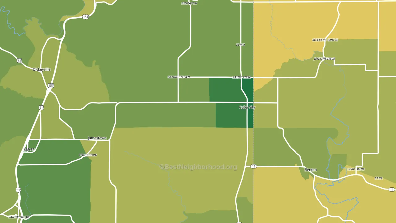 53807, WI block-group voter-turnout map