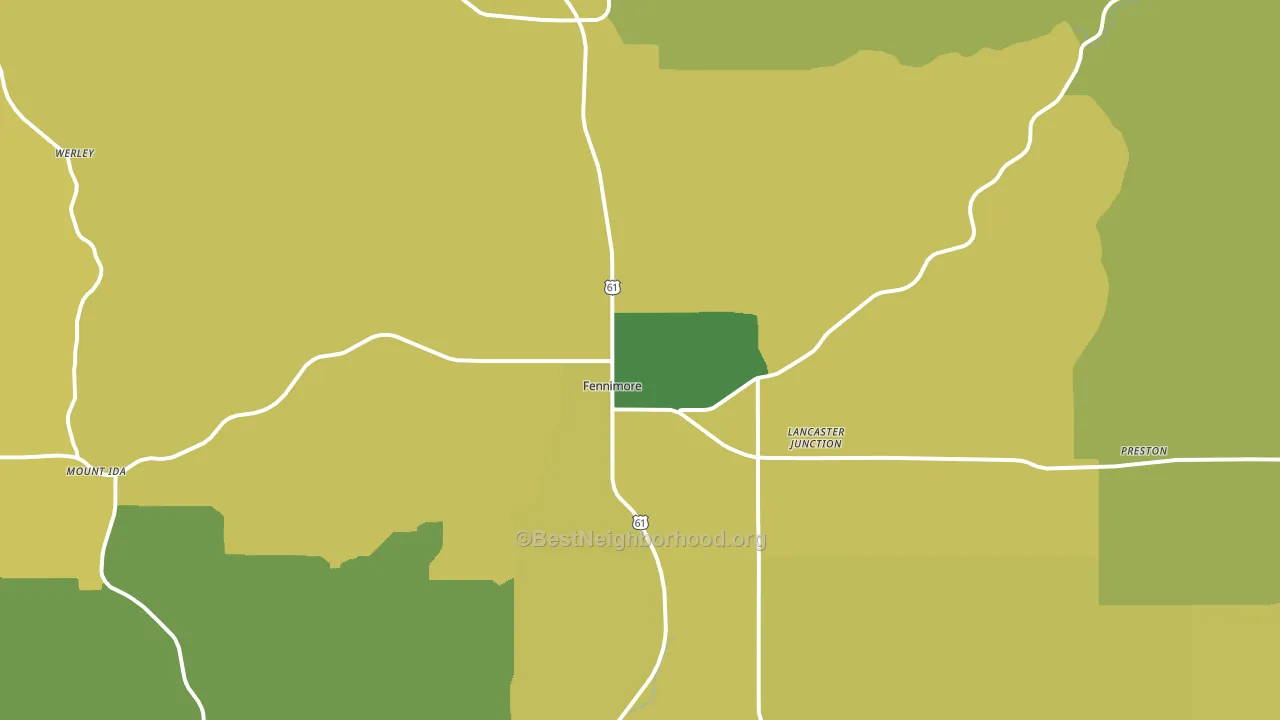 53809, WI block-group voter-turnout map