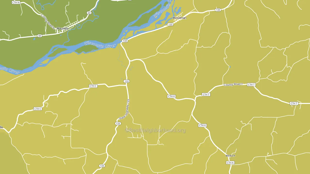 53827, WI block-group voter-turnout map