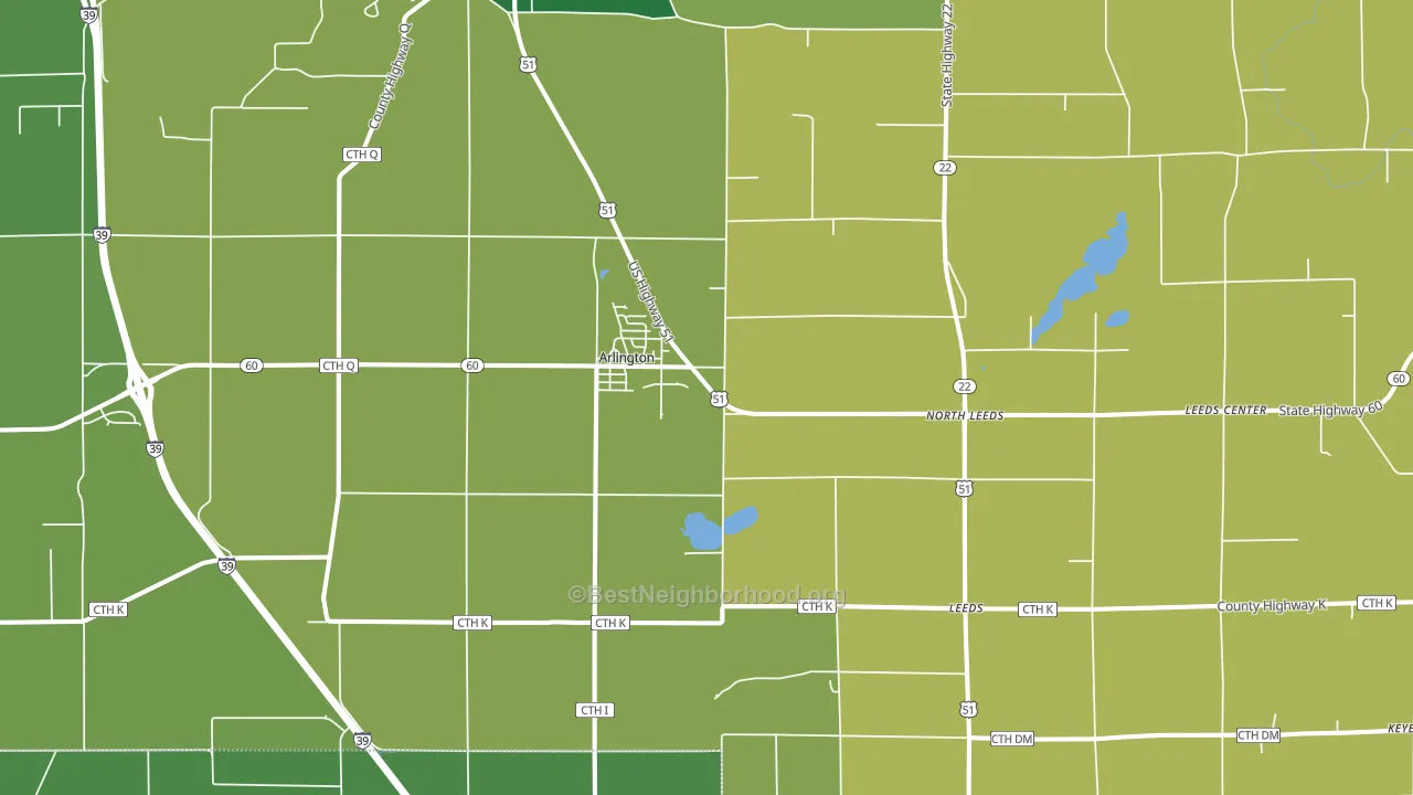 53911, WI block-group voter-turnout map