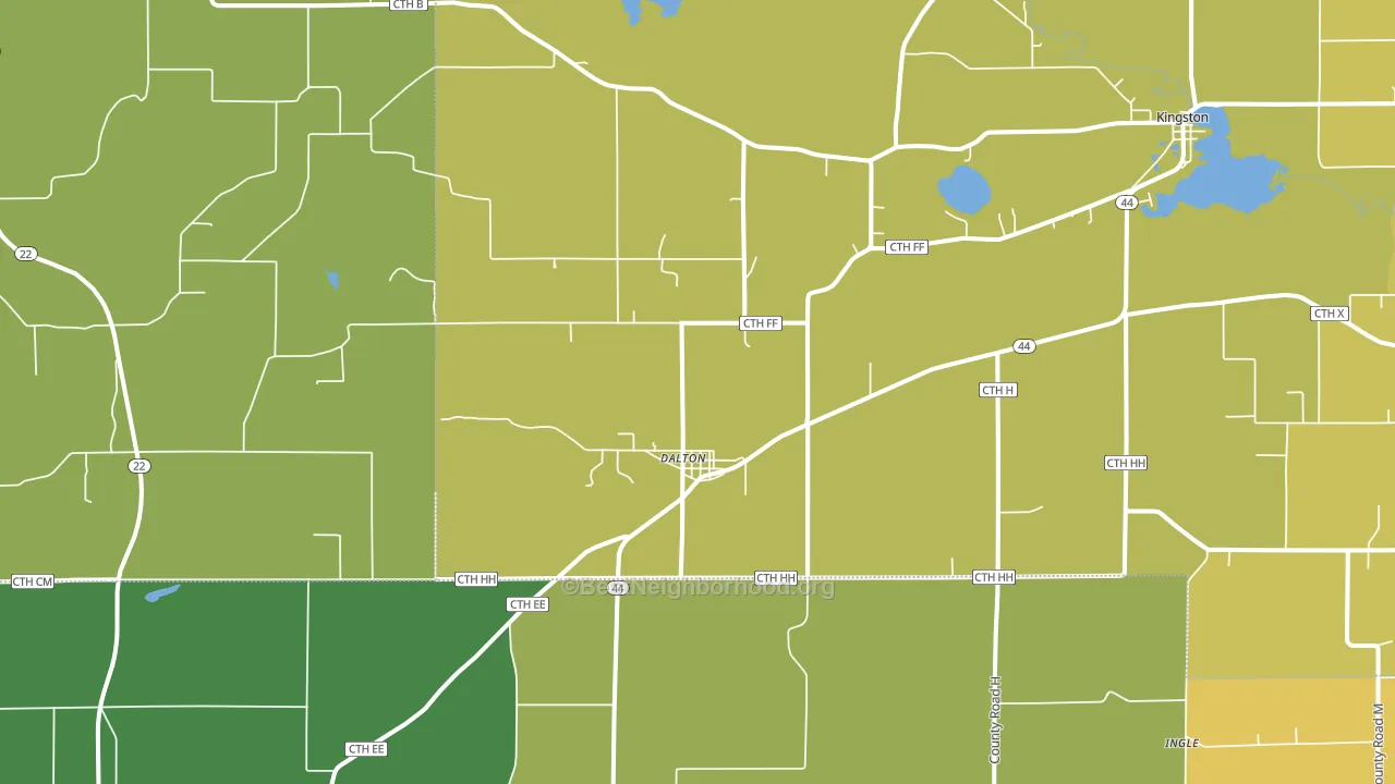 53926, WI block-group voter-turnout map