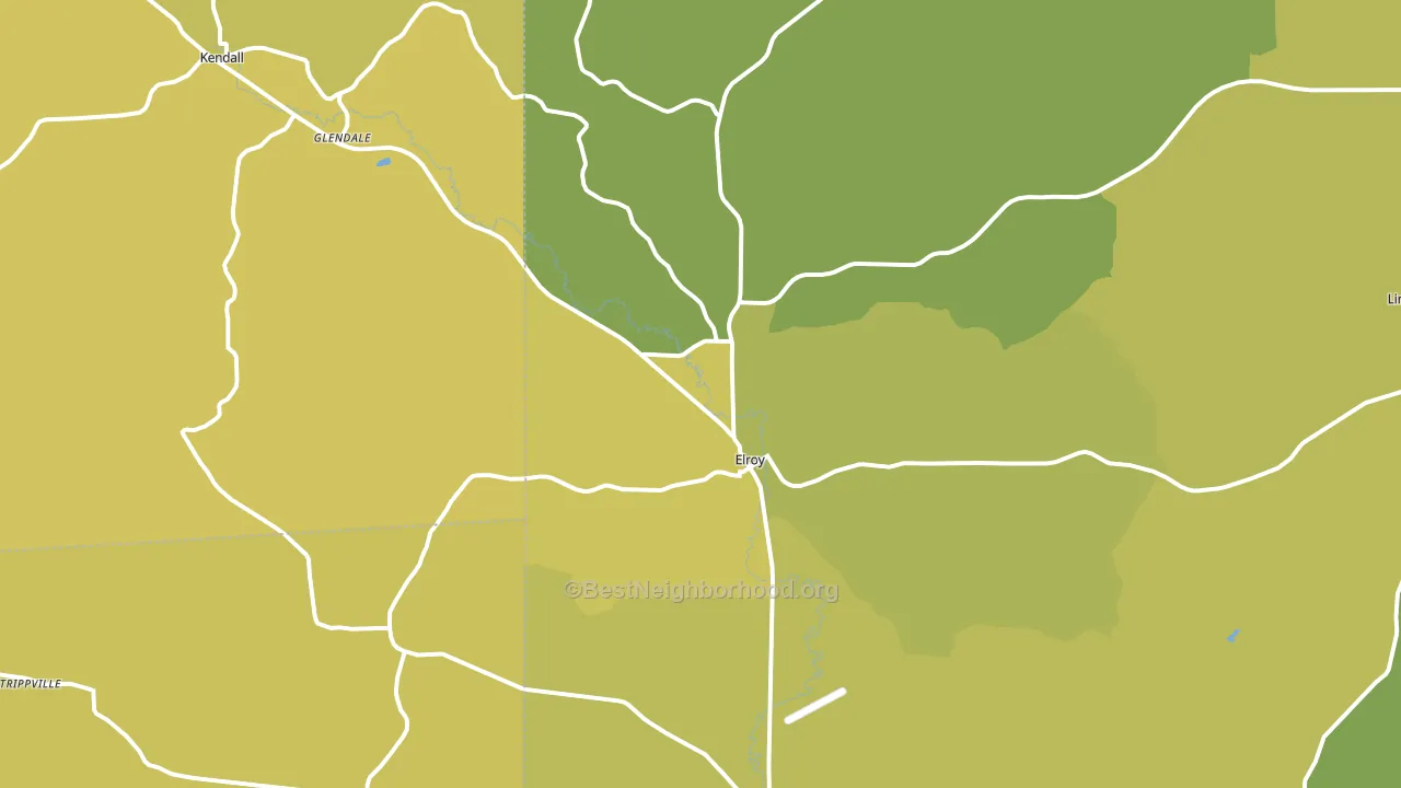 53929, WI block-group voter-turnout map