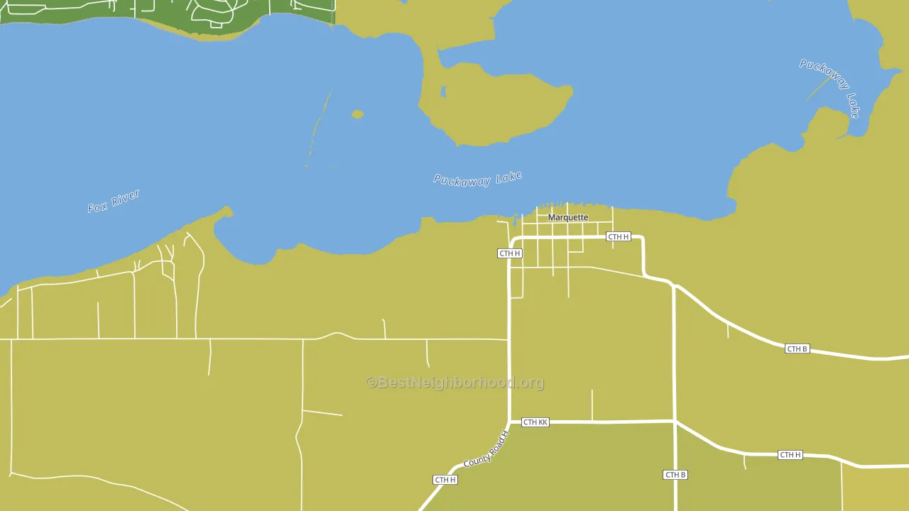 53947, WI block-group voter-turnout map