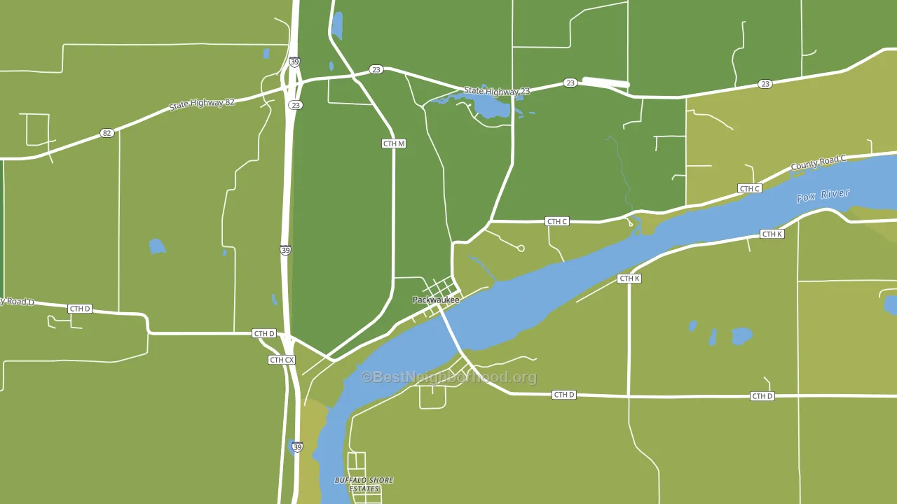 53953, WI block-group voter-turnout map