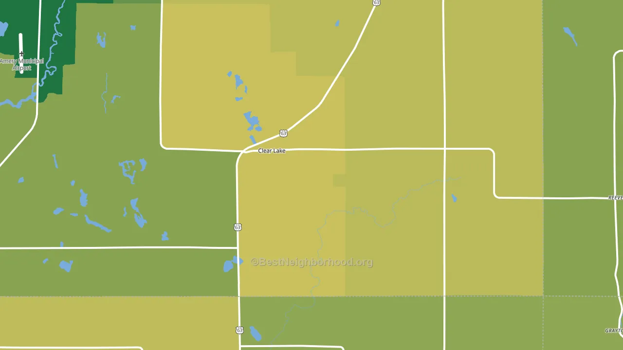 54005, WI block-group voter-turnout map