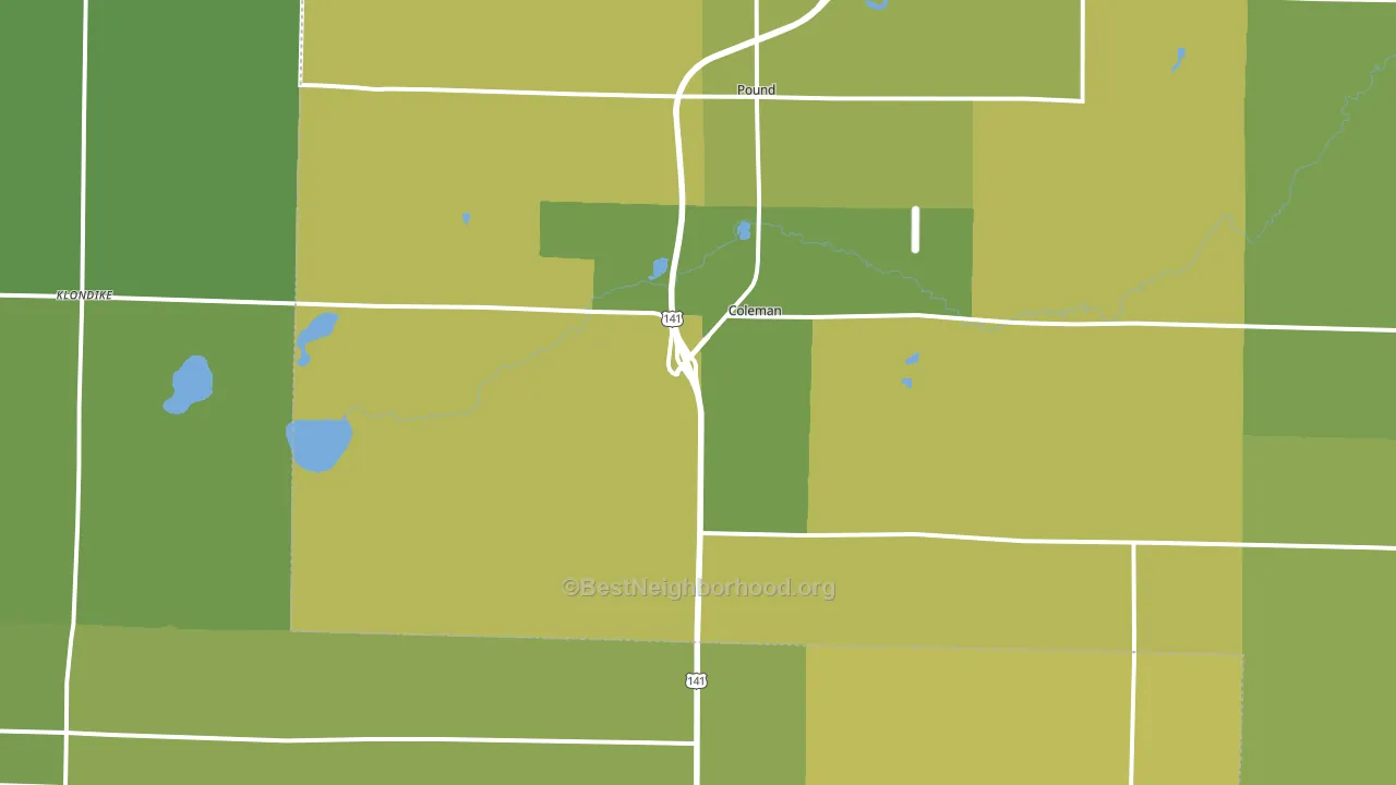 54112, WI block-group voter-turnout map