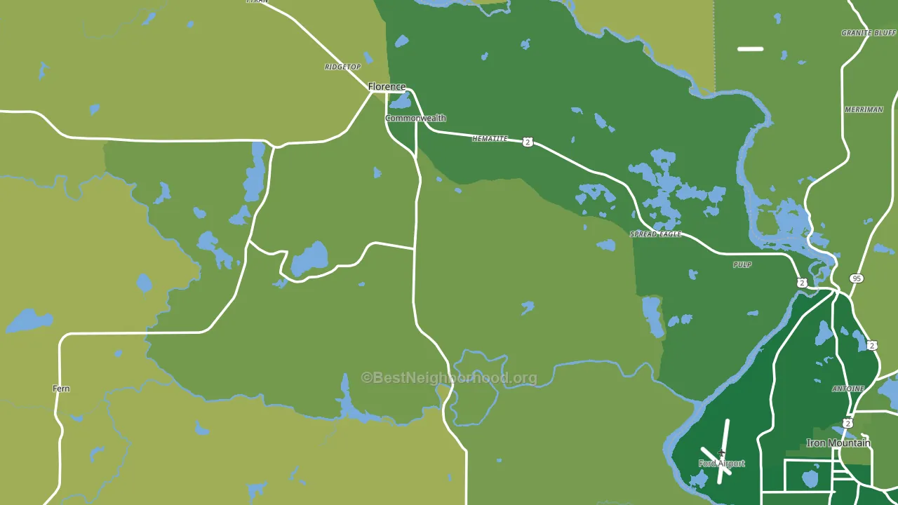 54121, WI block-group voter-turnout map