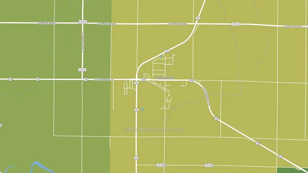 54123, WI block-group voter-turnout map