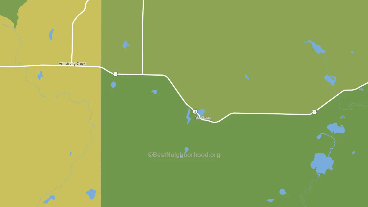 54125, WI block-group voter-turnout map