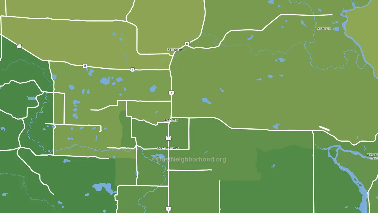 54156, WI block-group voter-turnout map