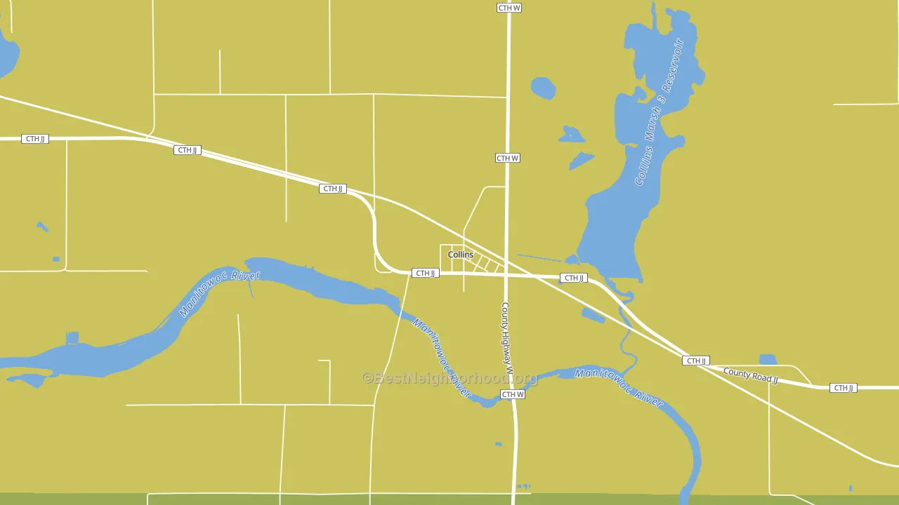54207, WI block-group voter-turnout map