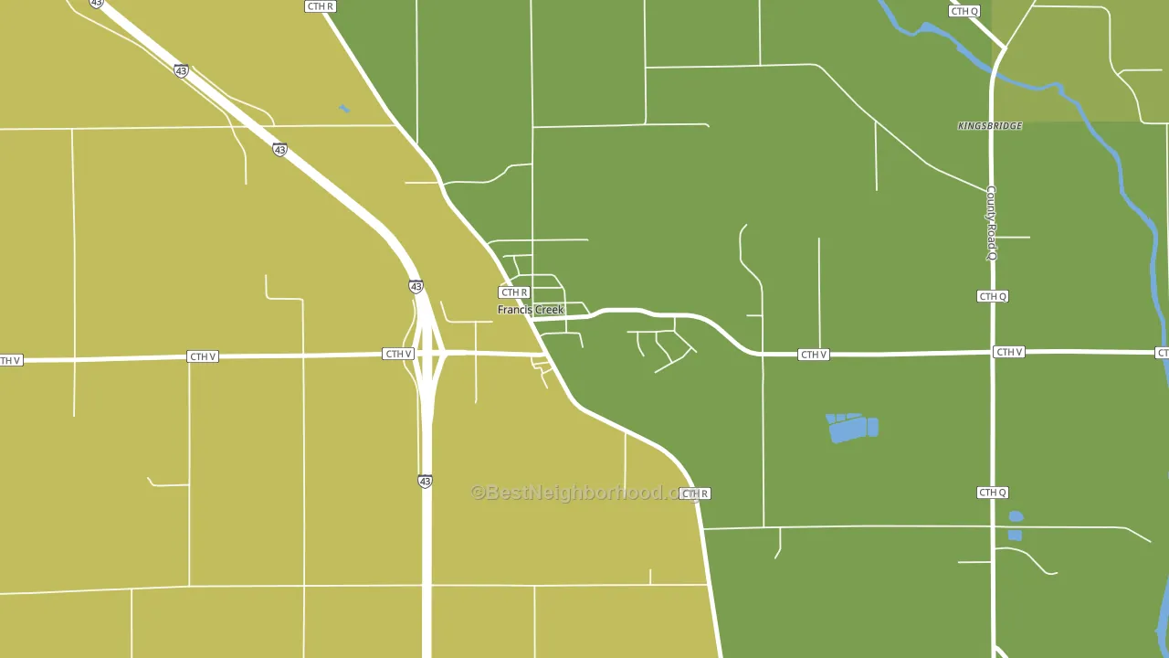54214, WI block-group voter-turnout map