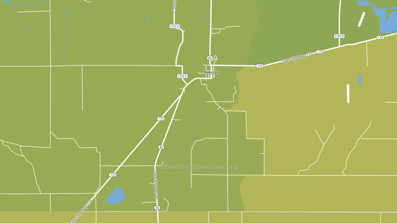 54413, WI block-group voter-turnout map