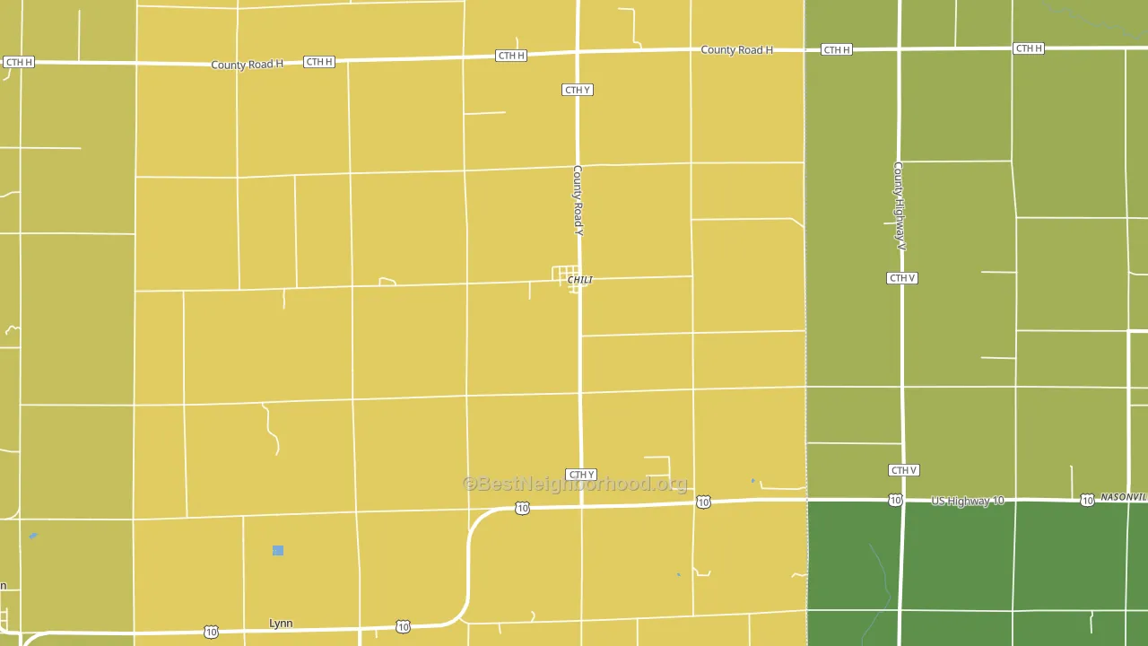 54420, WI block-group voter-turnout map