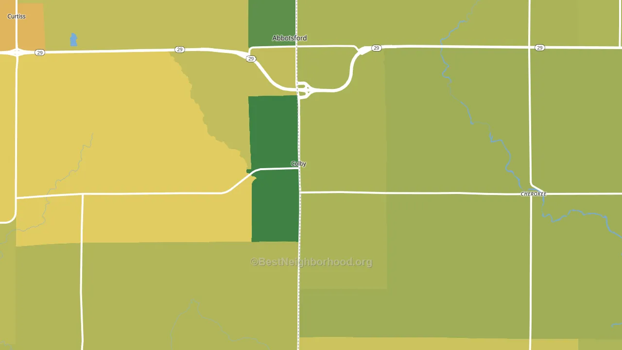 54421, WI block-group voter-turnout map