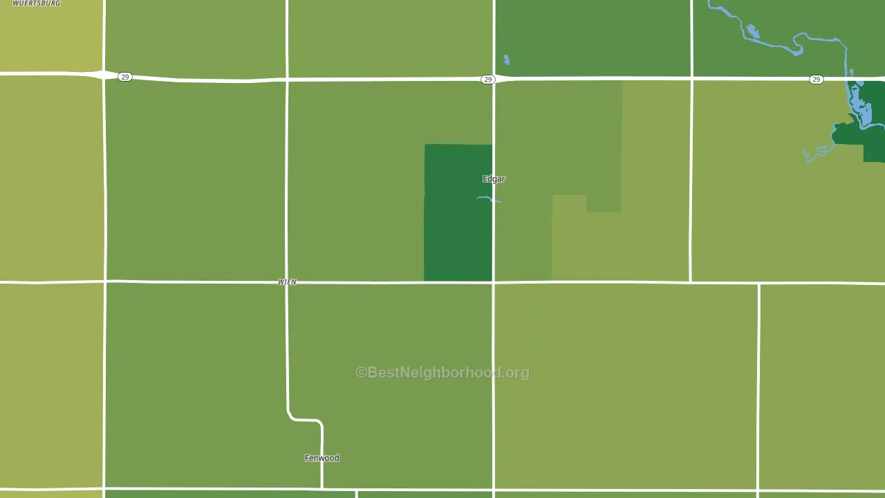 54426, WI block-group voter-turnout map