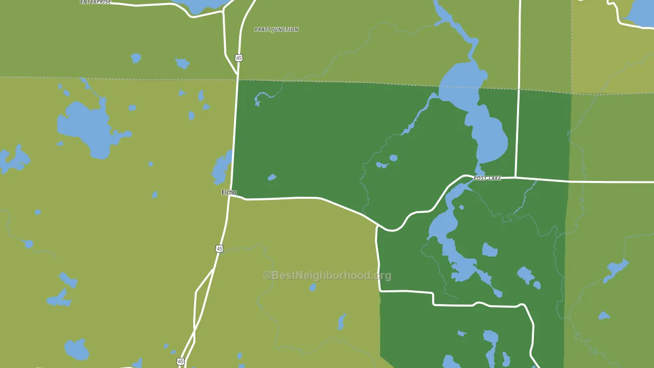 54428, WI block-group voter-turnout map