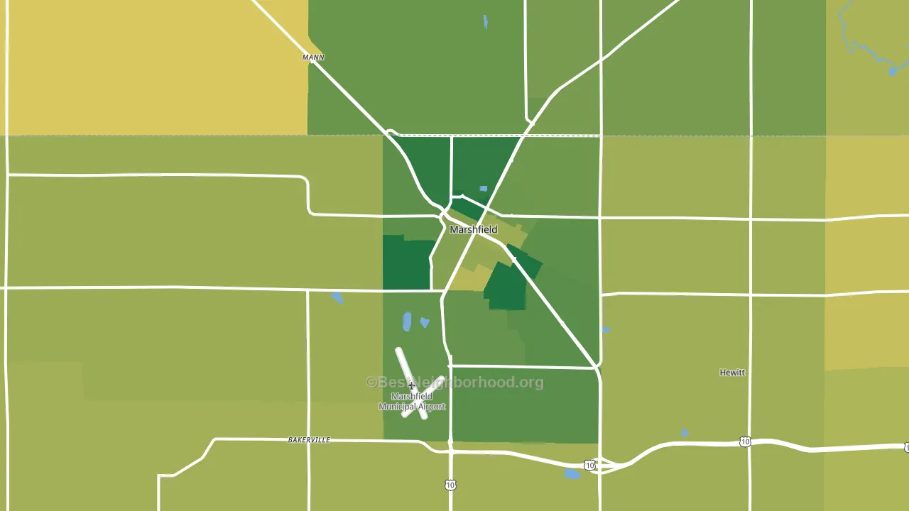 54449, WI block-group voter-turnout map