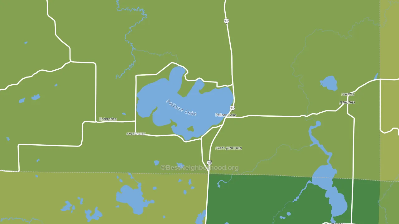 54463, WI block-group voter-turnout map