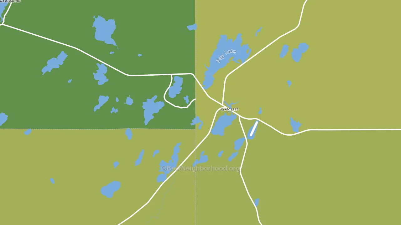 54517, WI block-group voter-turnout map