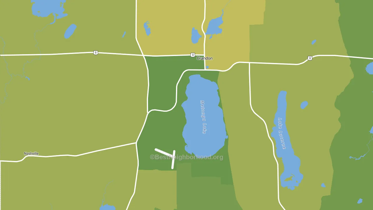 54520, WI block-group voter-turnout map