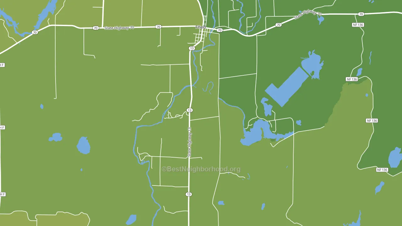 54524, WI block-group voter-turnout map
