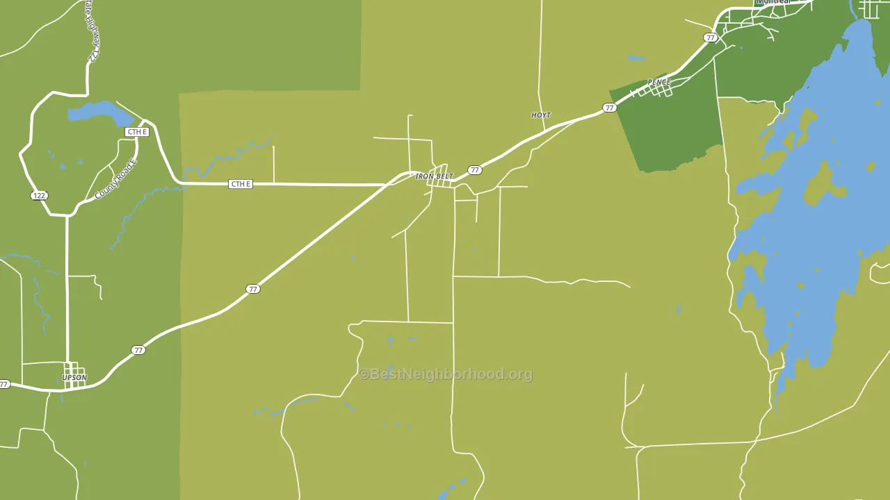 54536, WI block-group voter-turnout map