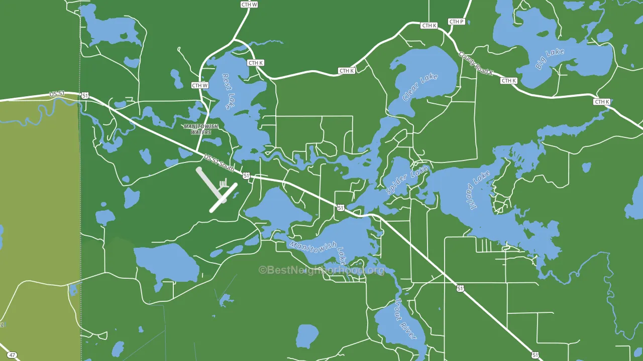54545, WI block-group voter-turnout map