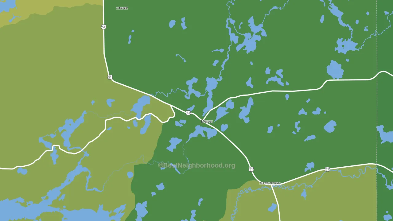 54547, WI block-group voter-turnout map
