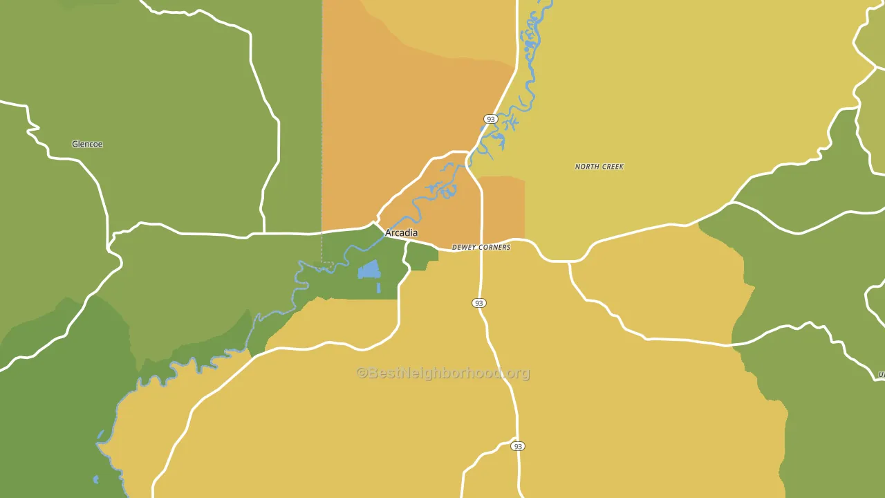 54612, WI block-group voter-turnout map