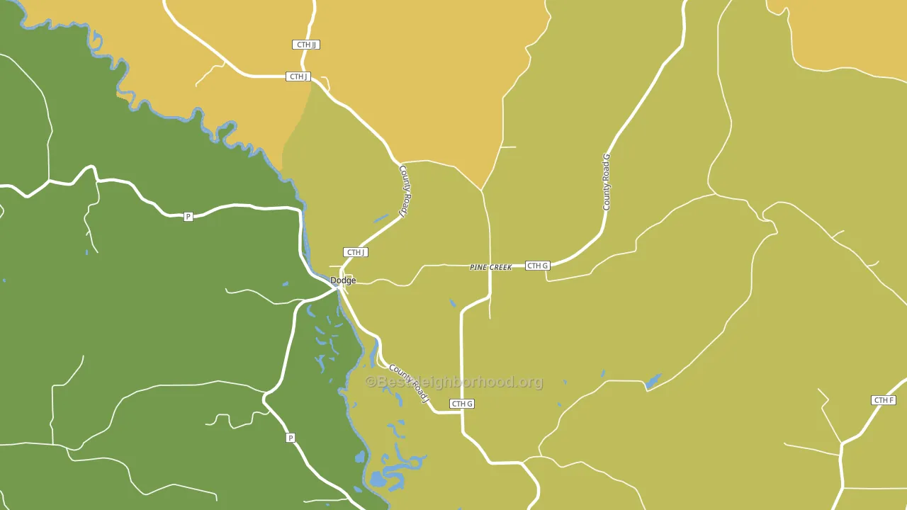 54625, WI block-group voter-turnout map