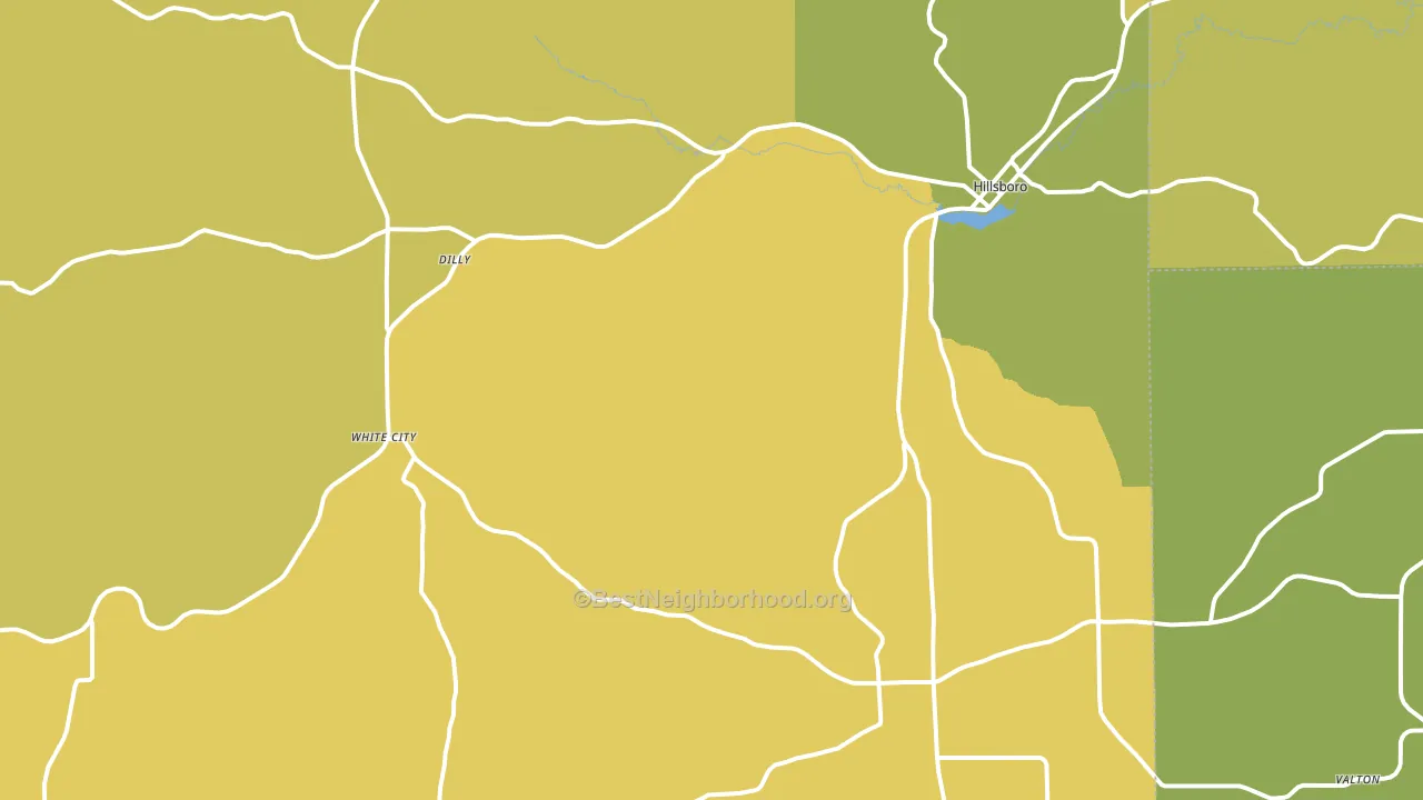 54634, WI block-group voter-turnout map
