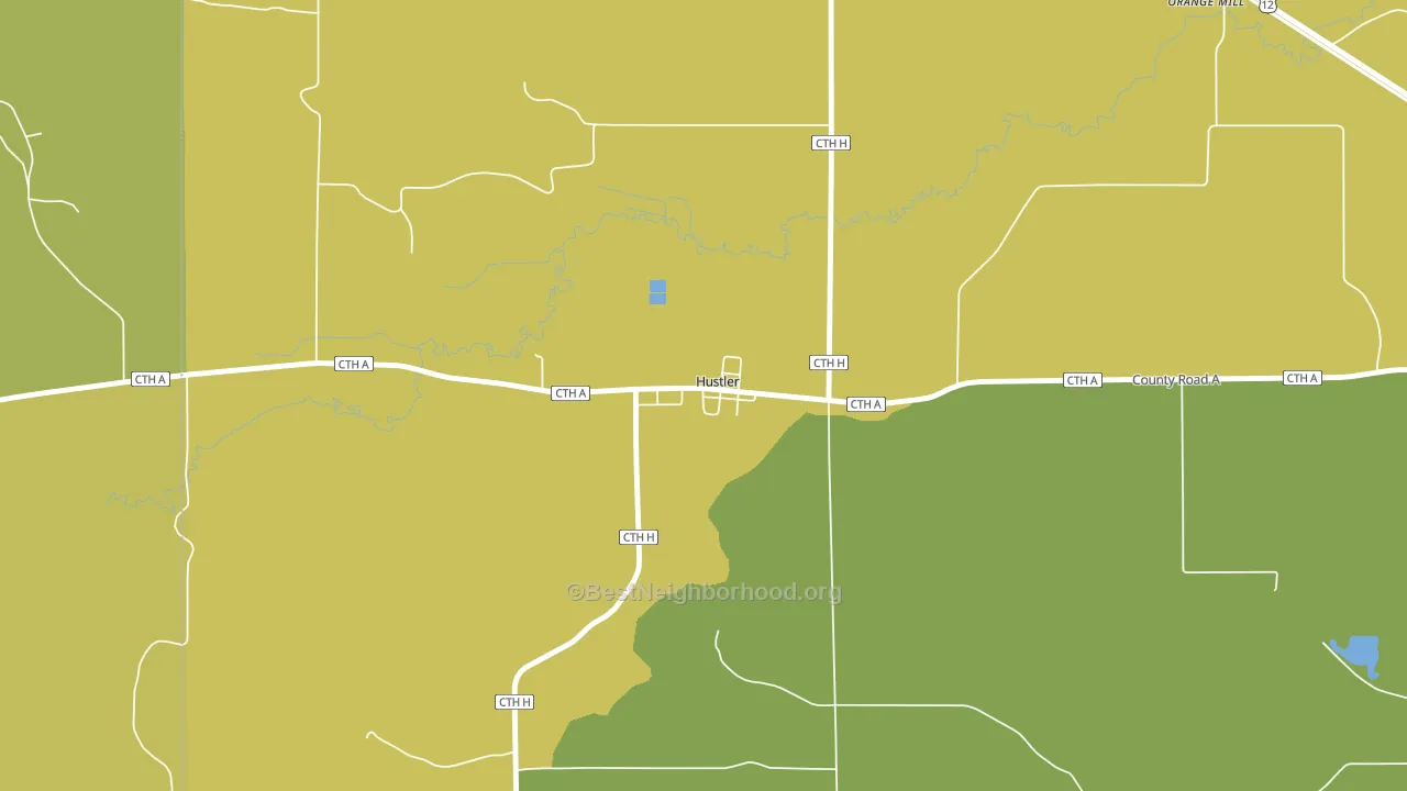 54637, WI block-group voter-turnout map