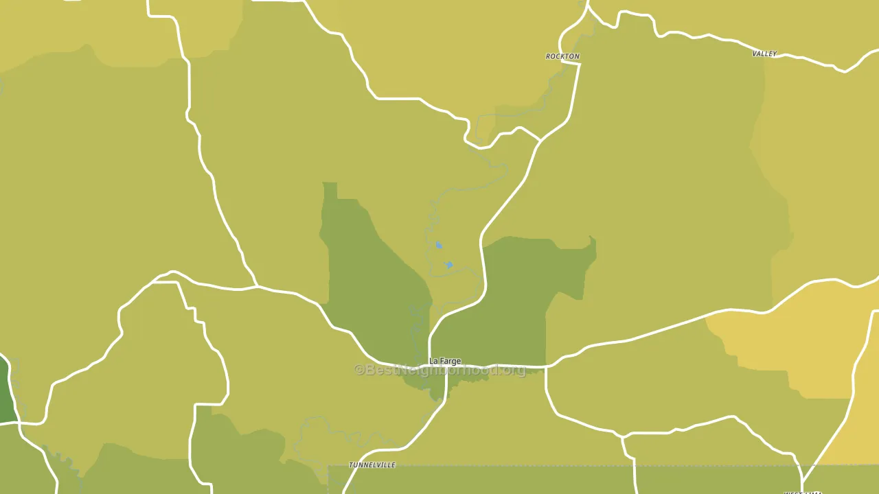 54639, WI block-group voter-turnout map