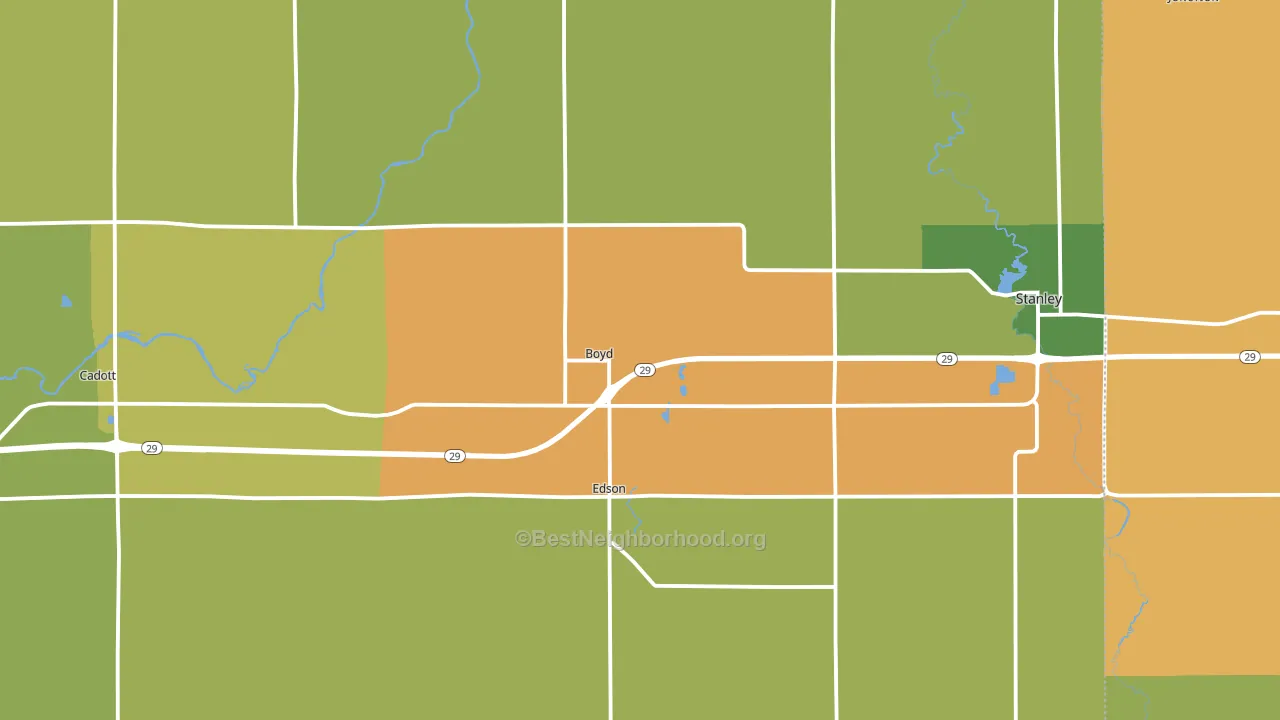 54726, WI block-group voter-turnout map