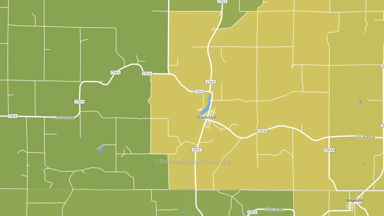 54762, WI block-group voter-turnout map