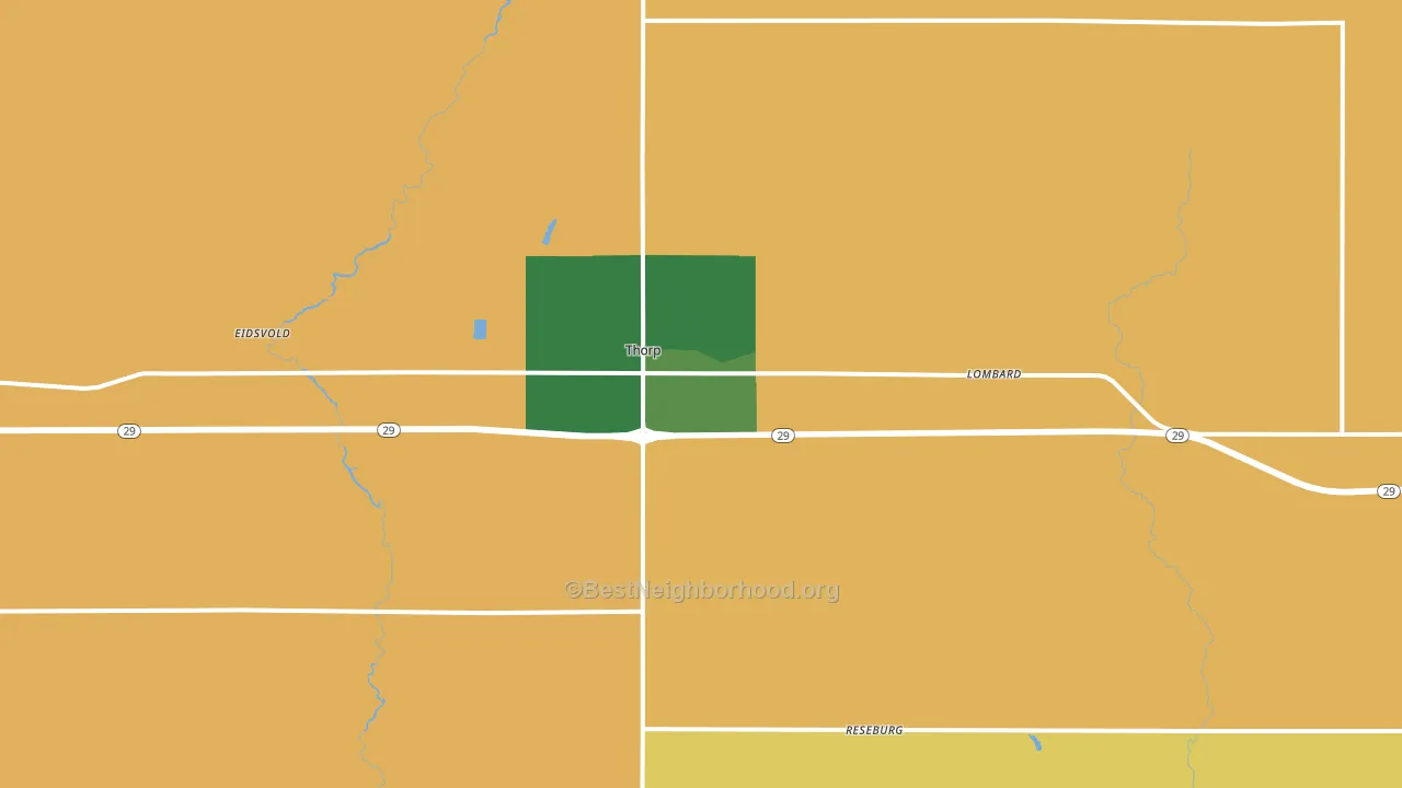 54771, WI block-group voter-turnout map