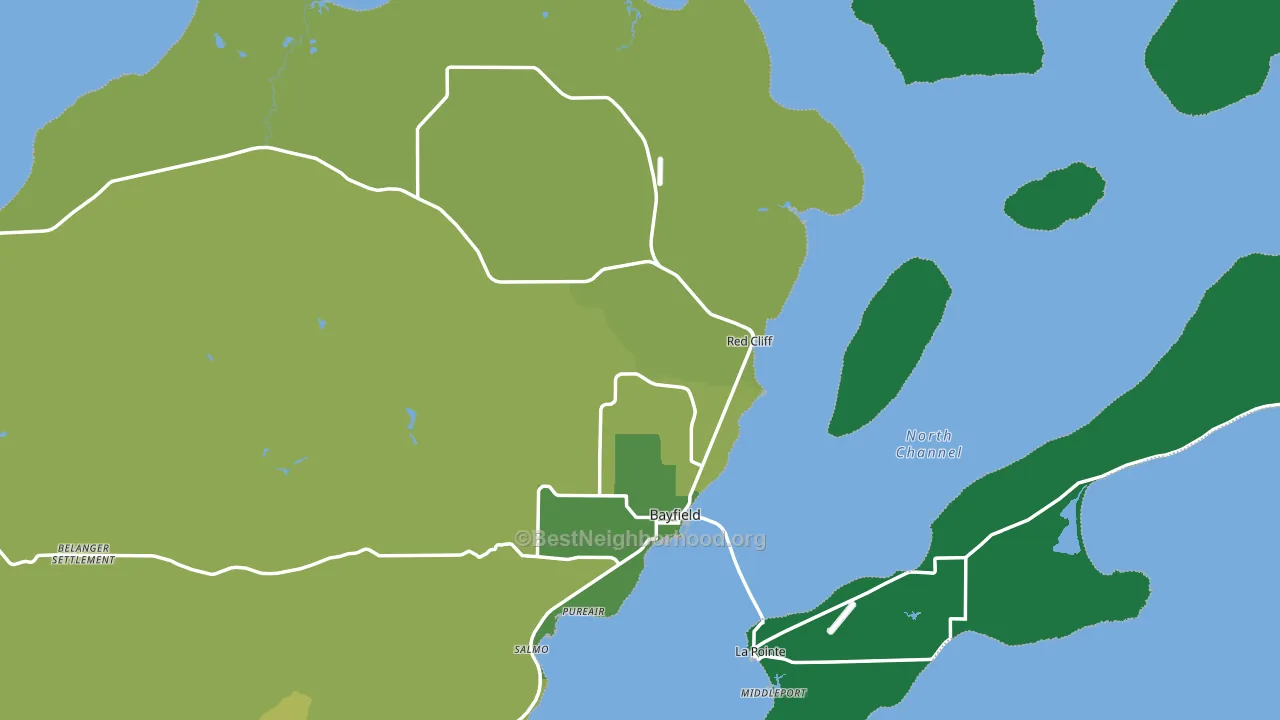 54814, WI block-group voter-turnout map