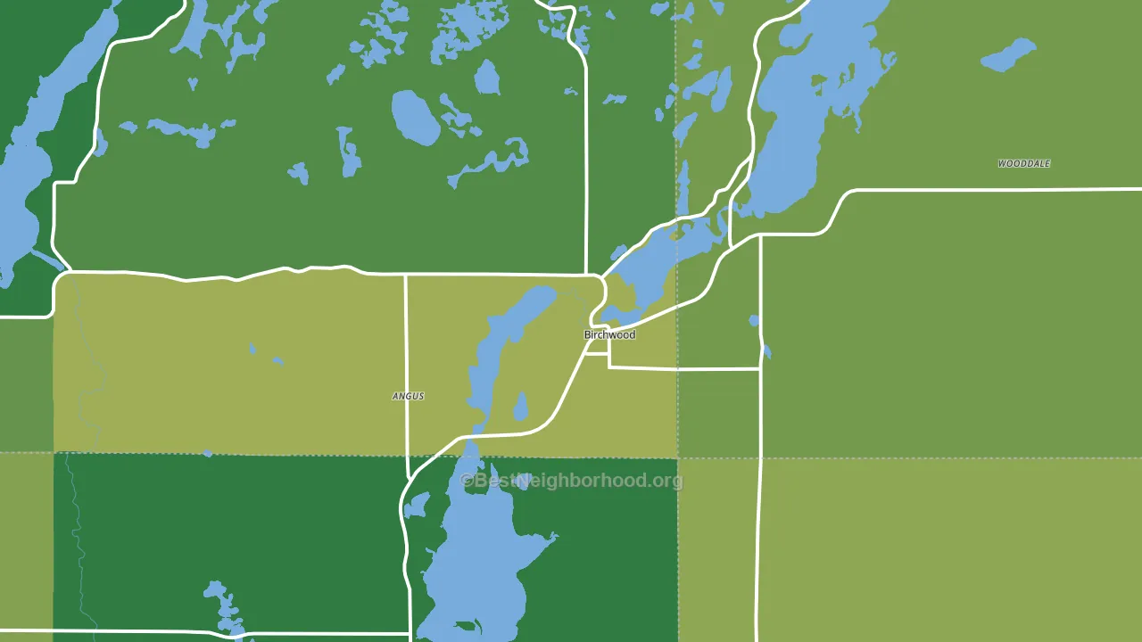 54817, WI block-group voter-turnout map