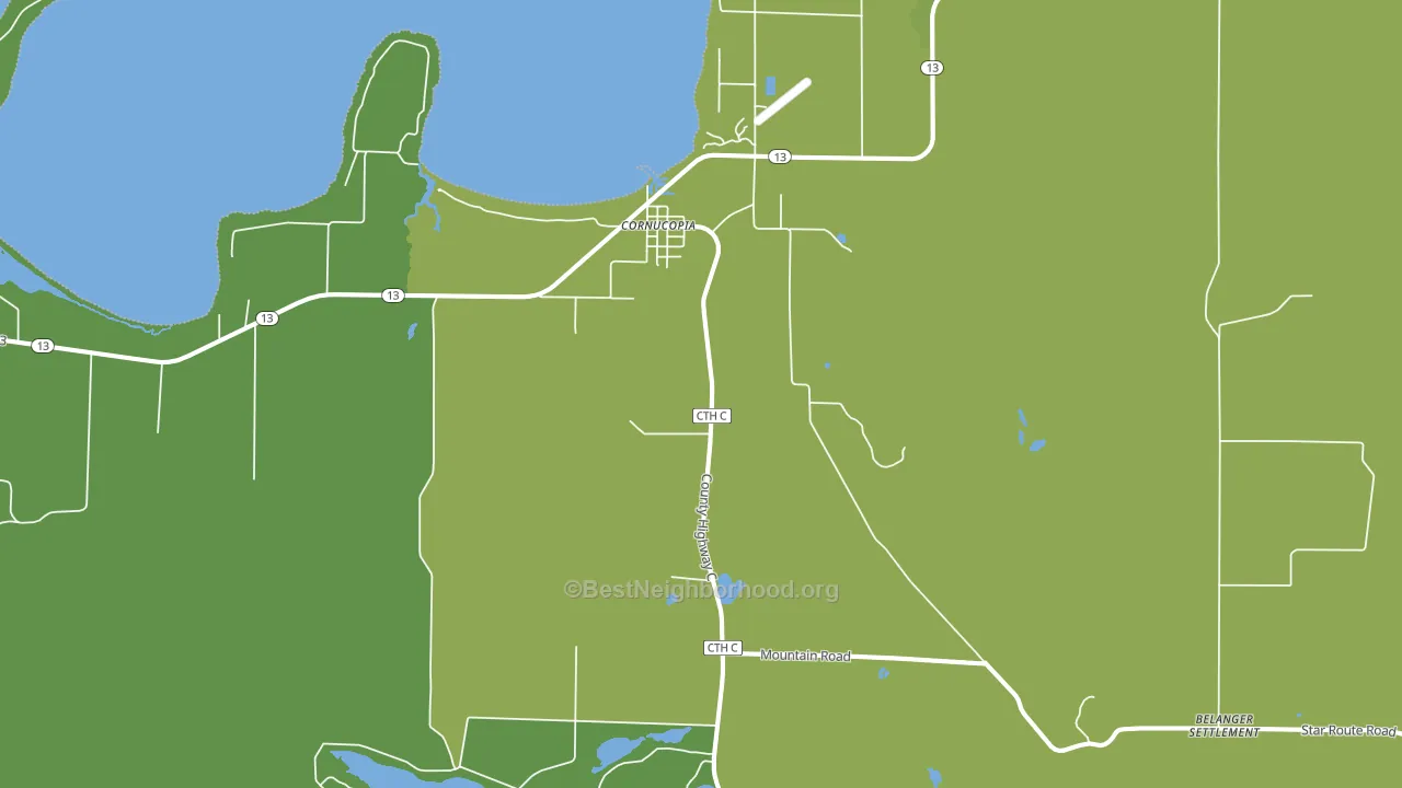 54827, WI block-group voter-turnout map