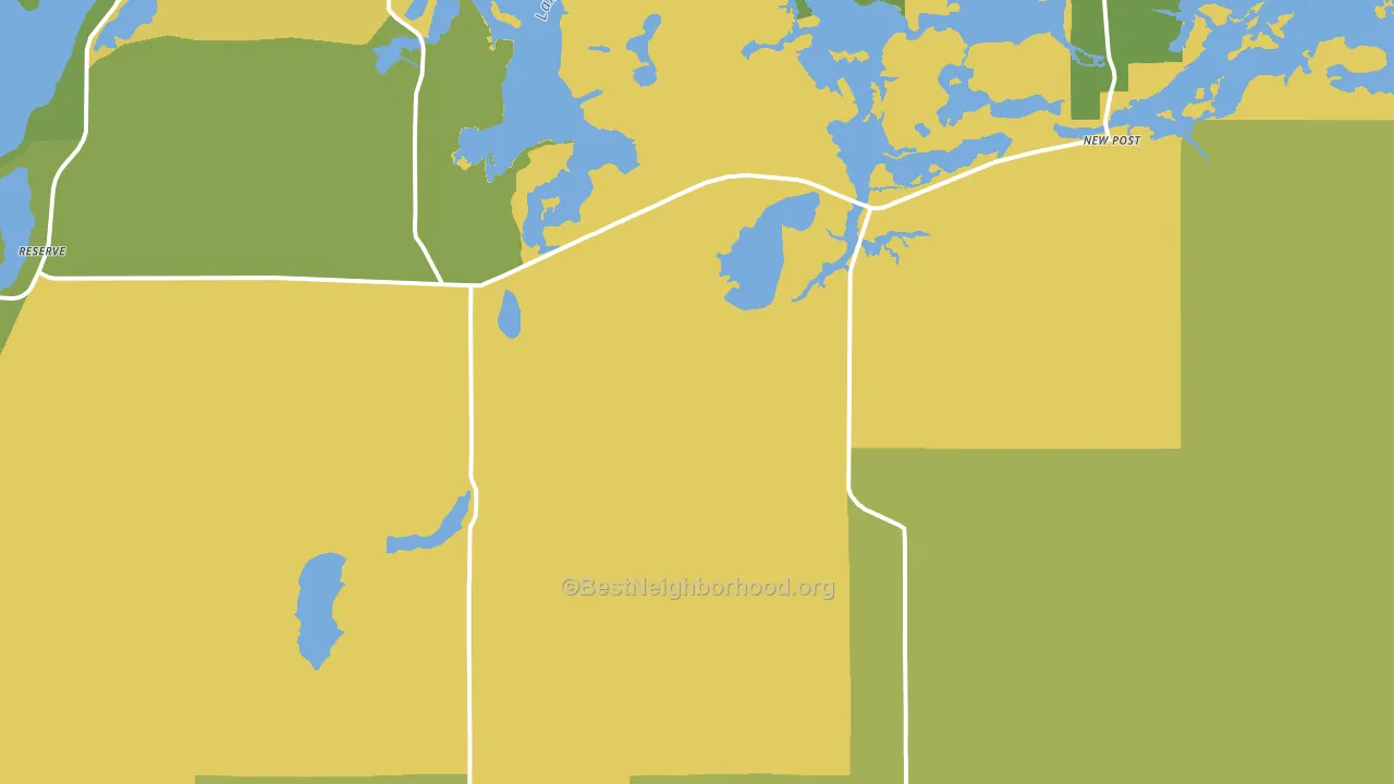 54828, WI block-group voter-turnout map