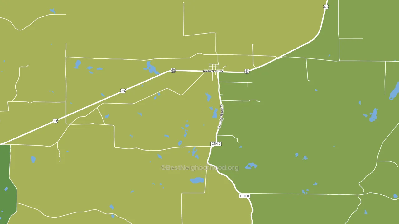 54839, WI block-group voter-turnout map