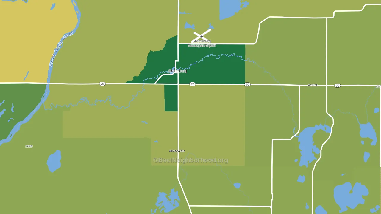 54840, WI block-group voter-turnout map