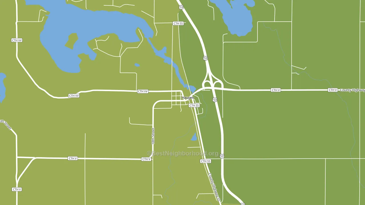 54841, WI block-group voter-turnout map
