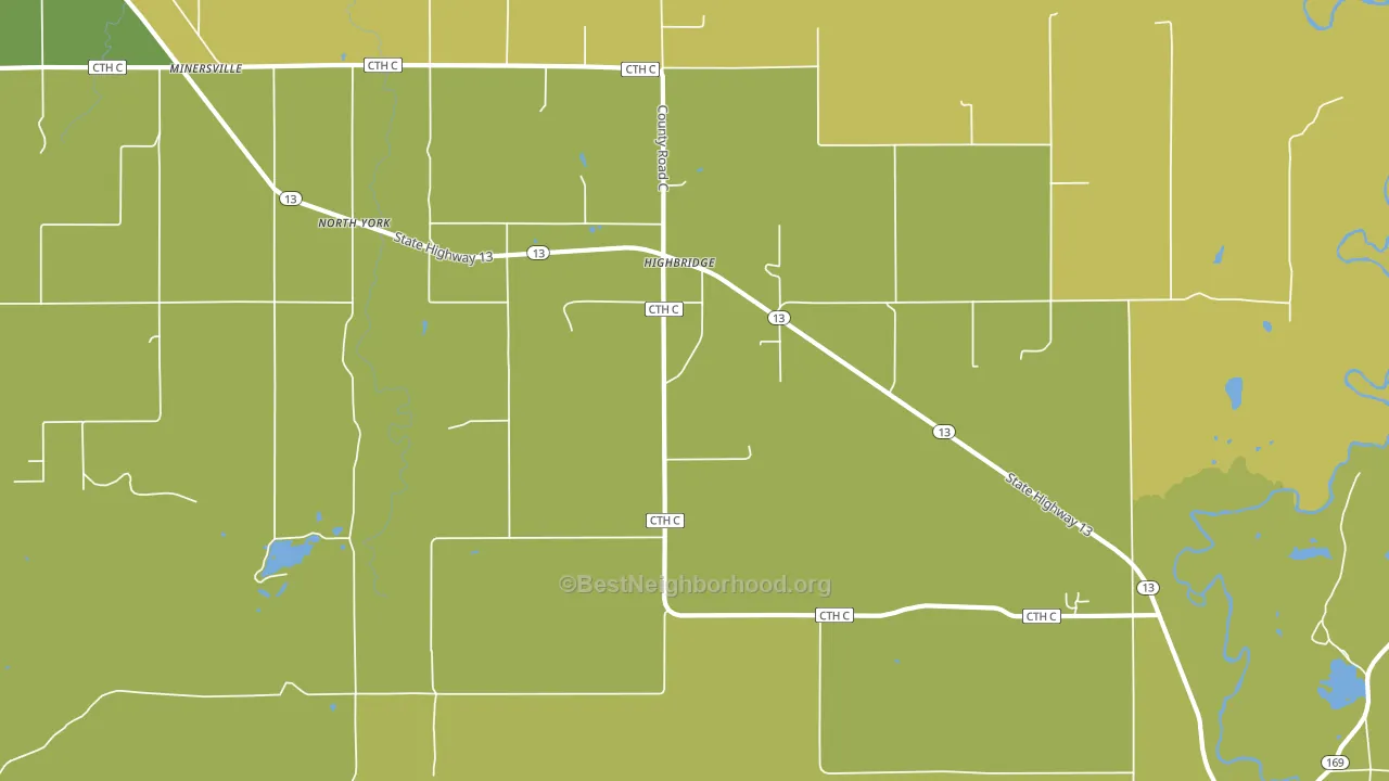 54846, WI block-group voter-turnout map