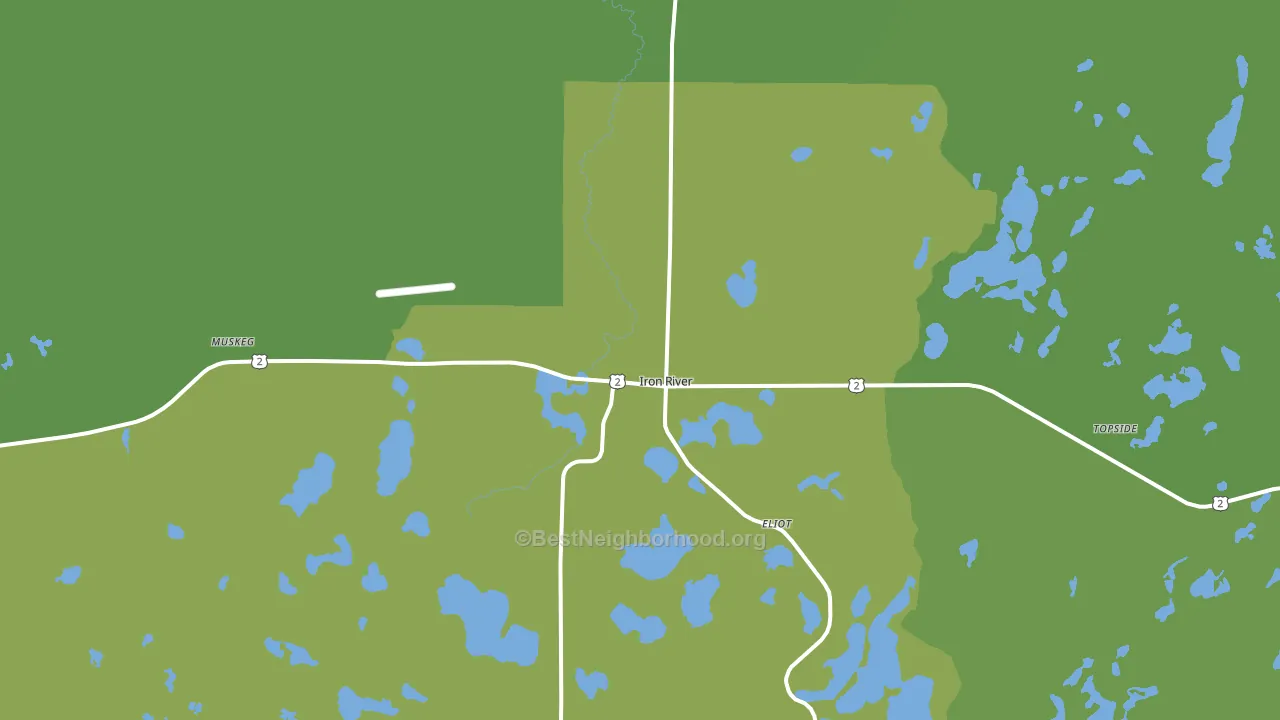 54847, WI block-group voter-turnout map