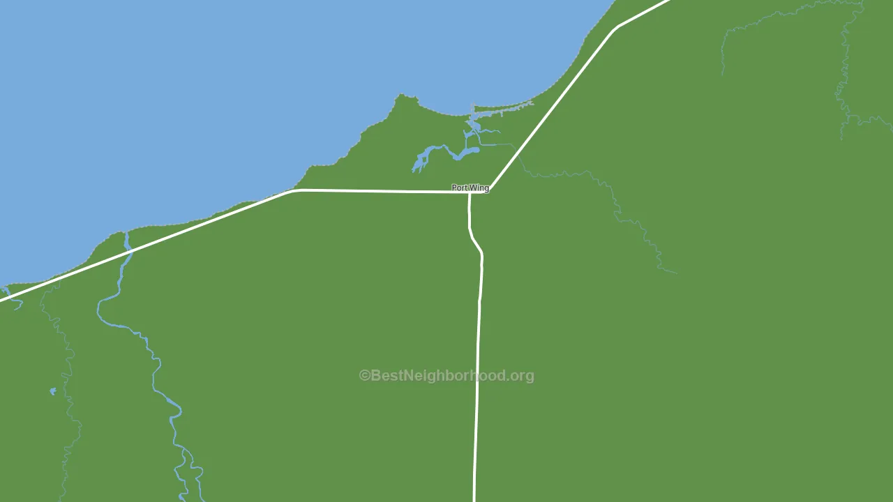 54865, WI block-group voter-turnout map