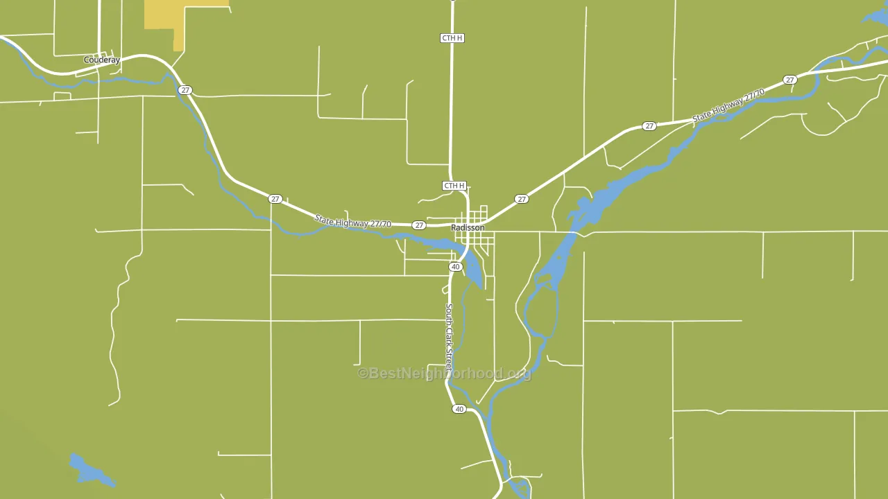 54867, WI block-group voter-turnout map