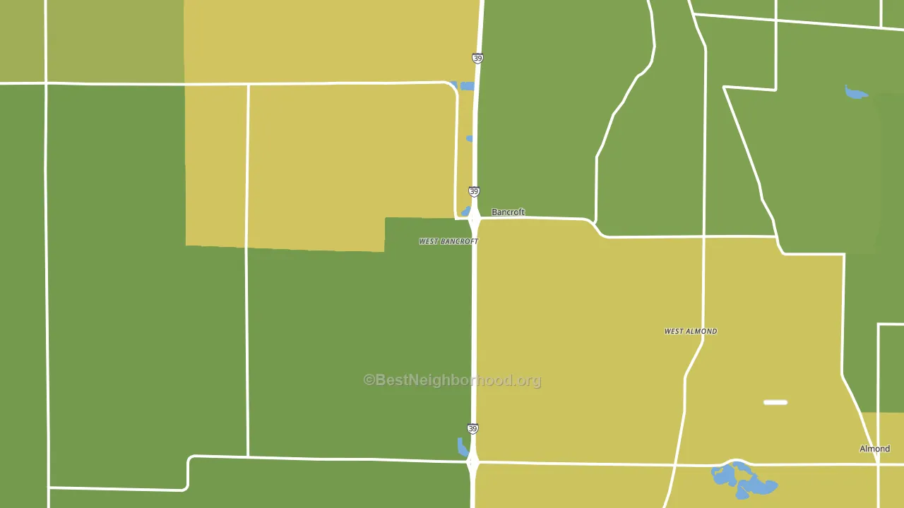 54921, WI block-group voter-turnout map